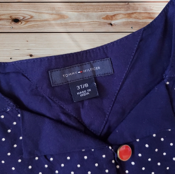 🎉🥳HP 1/6/23✨️Tommy Hilfiger 2pc Cherry Polka Dot Dress - Picture 2 of 5